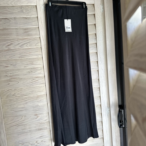 NWT St. Agni Bias Slip Skirt Silk Black Size XS - Picture 3 of 6